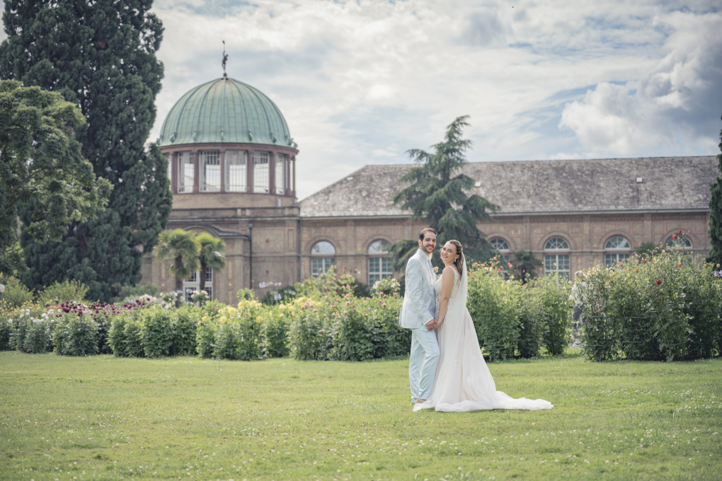 Fotoshooting im Botanischen Garten in Karlsruhe