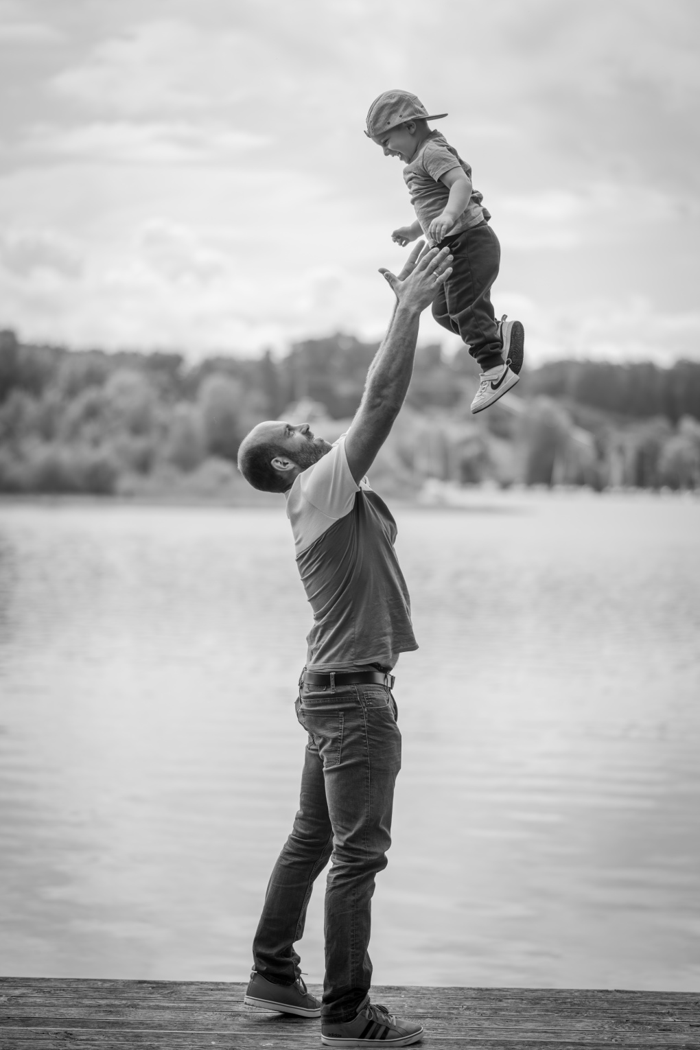 Familienshooting am Baggersee in Karlsruhe